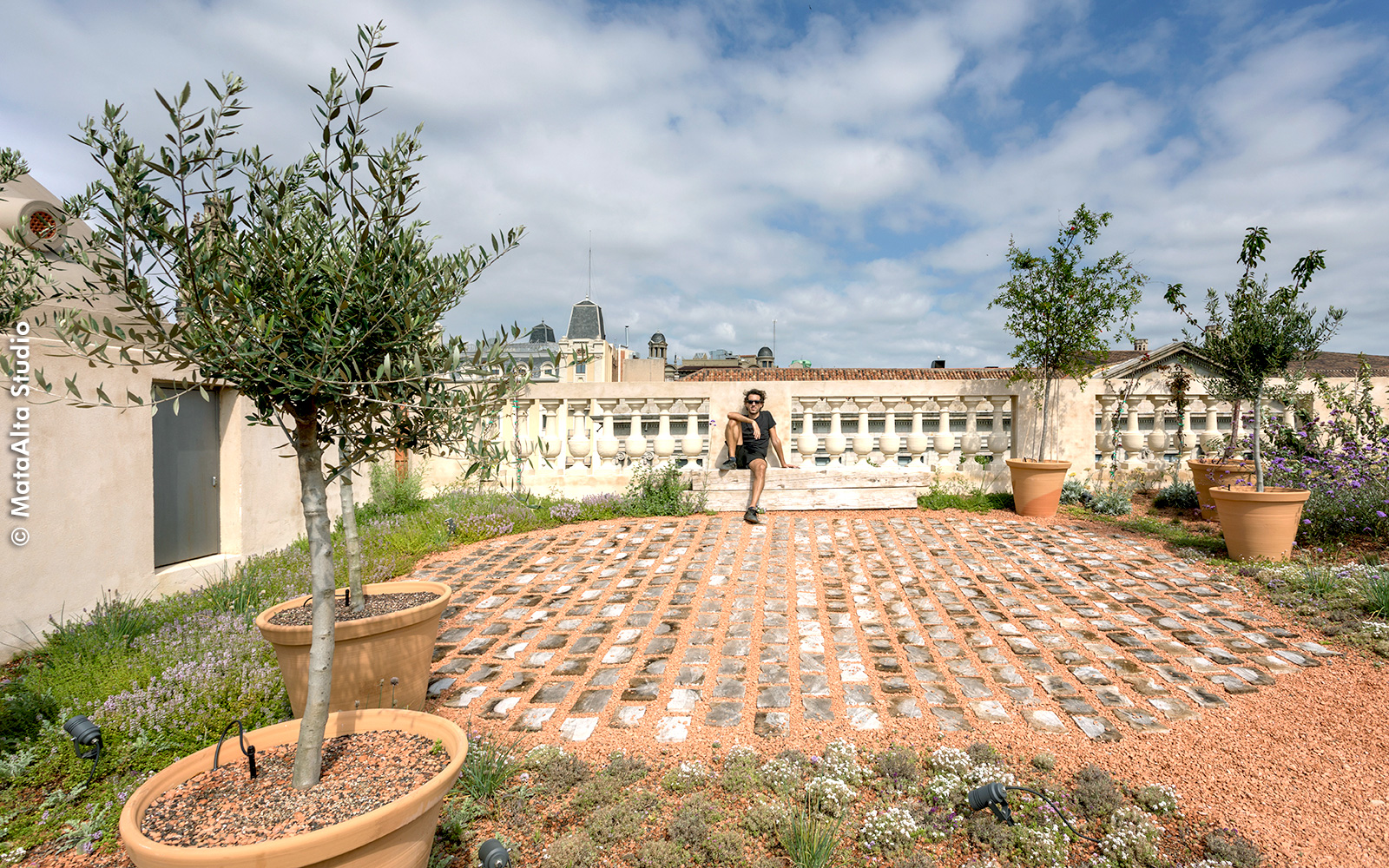 Terrasse jardin
