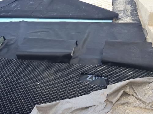 Floradrain® FD 25 elements on a roof