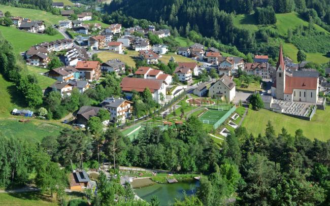 Vue aérienne de l’espace de loisirs