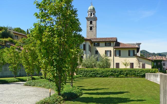 Terrasse jardin du siège épiscopal, Lugano